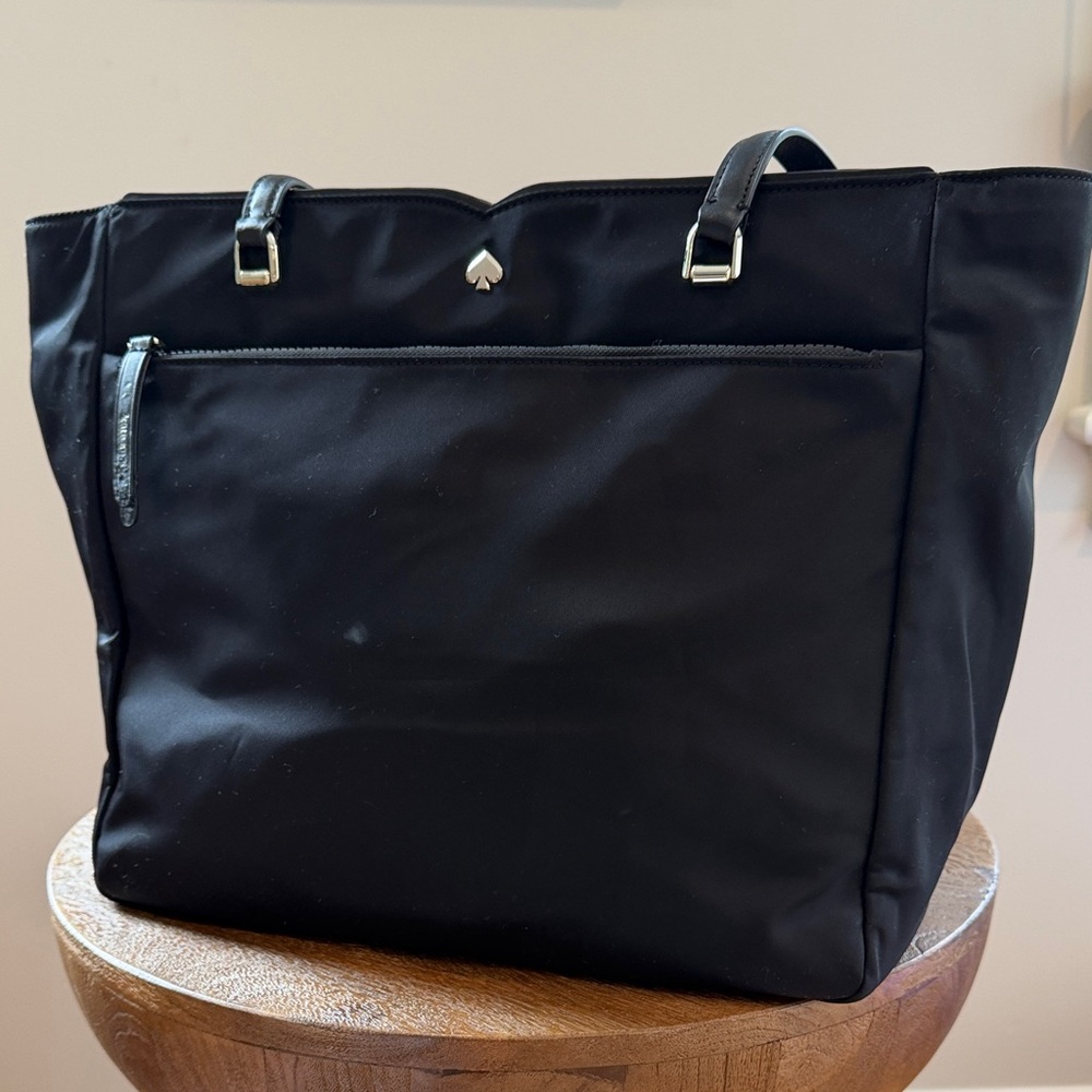 Kate Spade New York Satchel Black Nylon Tote